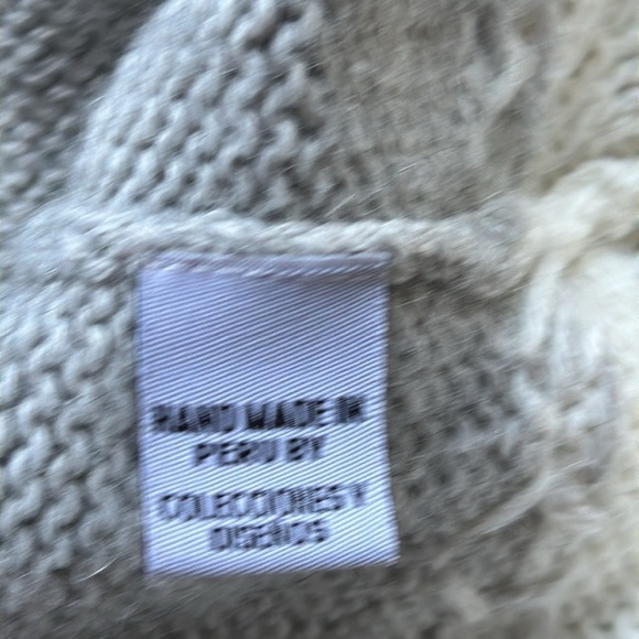 Alpaca Connection Small Tall Peruvian Wearable Art Aztec Folk Cardigan Sweater - Picture 6 of 7